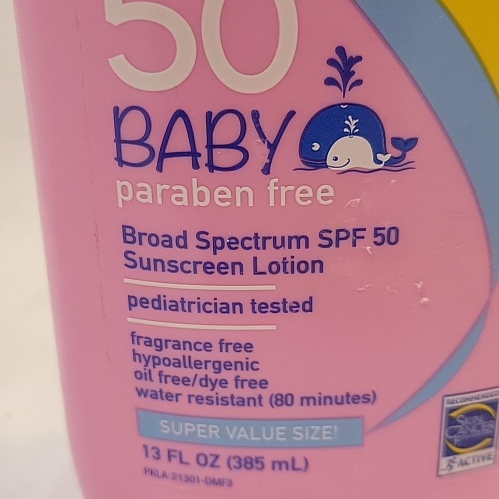 NO-AD Baby SPF 50, Sunscreen Lotion 13 fl oz, Expired 10/2021. - Picture 2 of 5